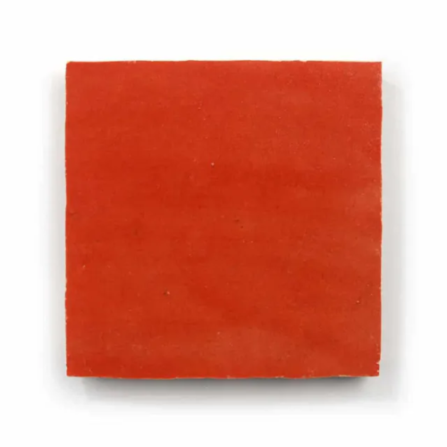 Handcrafted Moroccan Ceramic Tiles – Square 4x4 – CAYENNE
