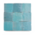 Handcrafted Moroccan Ceramic Tiles – Square 4x4 – GLACIER BLUE