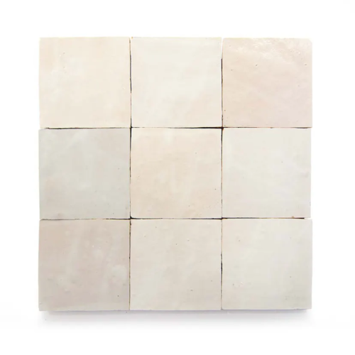 Handcrafted Moroccan Ceramic Tiles – Square 4x4 – CASABLANCA