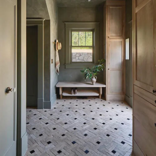 Handcrafted Moroccan Ceramic Tiles – Bejmat 2X6 – UNGLAZED NATURAL