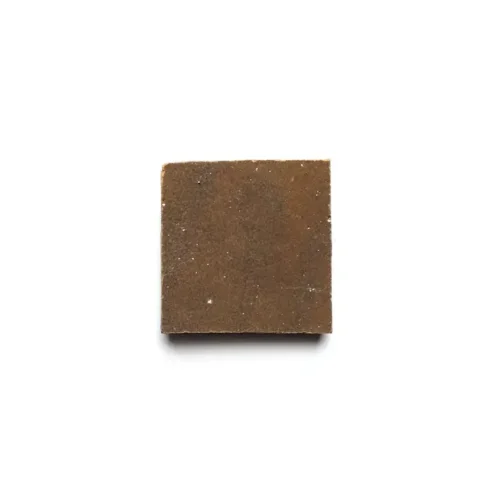 Handcrafted Moroccan Ceramic Tiles – 2x2 – BROWNSTONE