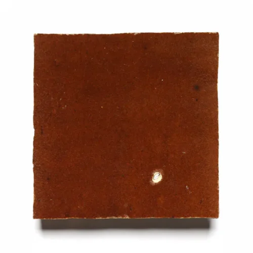 Burnt Sugar handmade Moroccan zellige tile – 4x4 square