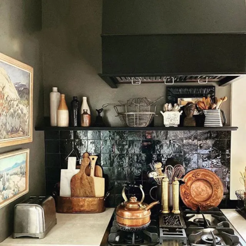 Handcrafted Moroccan Ceramic Tiles – Square 4x4 – CARBON BLACK
