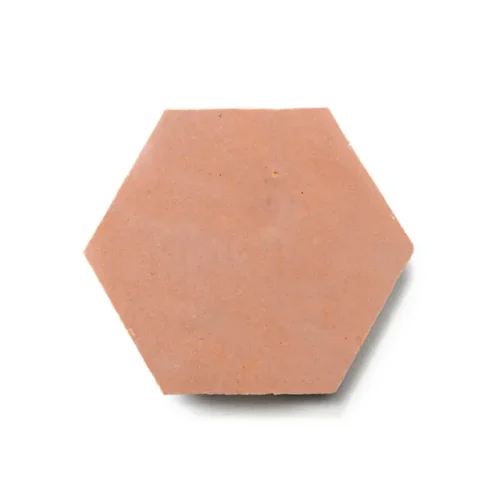Handcrafted Moroccan Ceramic Tiles – 3.5 Inch Hex – DESERT BLOOM