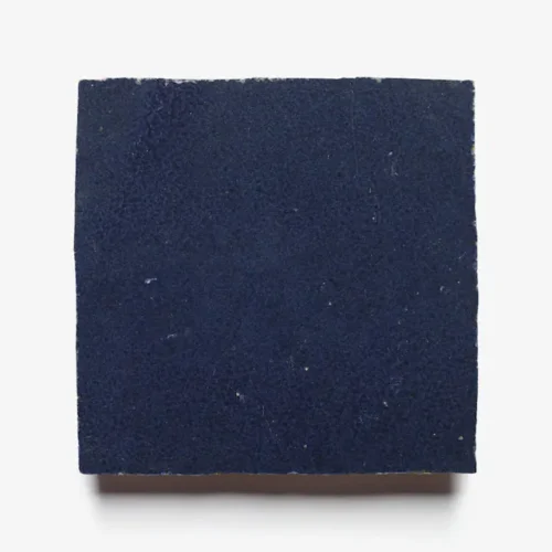 Handcrafted Moroccan Ceramic Tiles – Square 4x4 – NIGHT BLUE