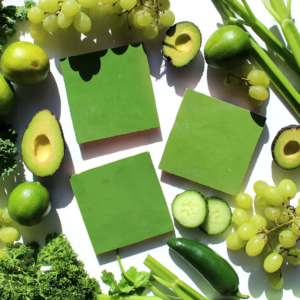 Avocado handmade Moroccan zellige tile – 4x4 square