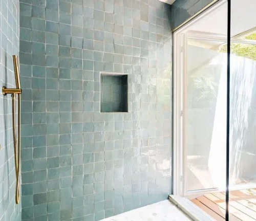 Handcrafted Moroccan Ceramic Tiles – Square 4x4 – SKYLIGHT