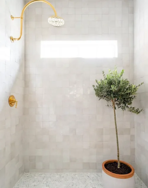Handcrafted Moroccan Ceramic Tiles – Square 4x4 – PURE WHITE