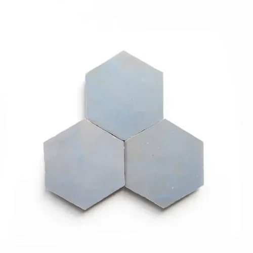 Handcrafted Moroccan Ceramic Tiles – 3.5 Inch Hex – SKYLIGHT HEX