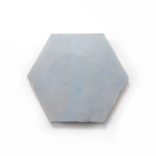 Handcrafted Moroccan Ceramic Tiles – 3.5 Inch Hex – SKYLIGHT HEX