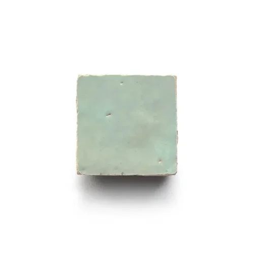Absinthe 2x2 square zellige tile Absinthe handmade Moroccan zellige tile – 2x2 square