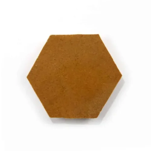 Amber 3.5 inch hexagon zellige tile Amber handmade Moroccan zellige tile – 3.5 inch hexagon