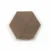 Brownstone 3.5 inch hexagon zellige tile Brownstone handmade Moroccan zellige tile – 3.5 inch hexagon
