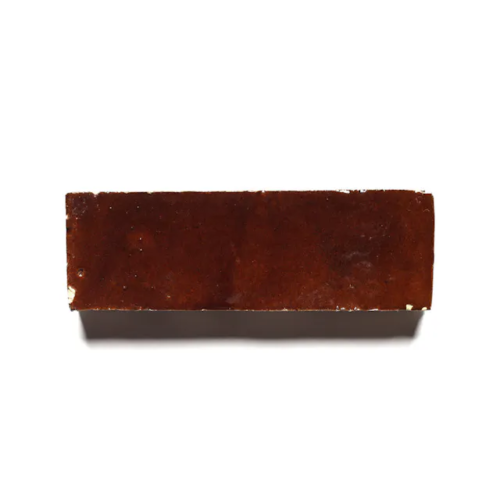 Burnt Sugar handmade Moroccan zellige tile – 2x6 bejmat