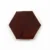 Burnt Sugar handmade Moroccan zellige tile – 3.5 inch hexagon