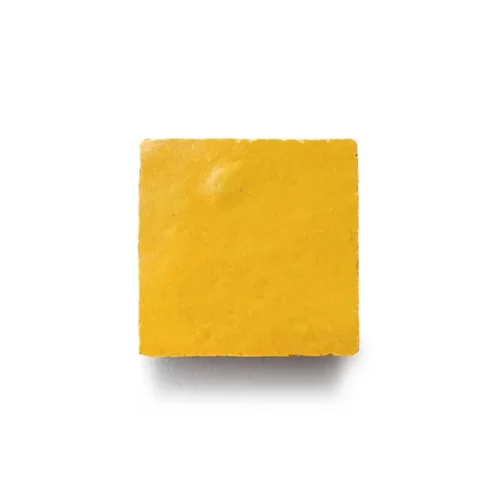 Cadmium 2x2 square zellige tile Cadmium handmade Moroccan zellige tile – 2x2 square