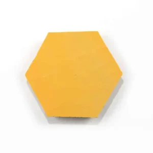 Cadmium handmade Moroccan zellige tile – 3.5 inch hexagon