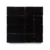 Carbon Black handmade Moroccan zellige tile – 2x2 square