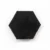 Carbon Black 3.5 inch hexagon zellige tile Carbon Black handmade Moroccan zellige tile – 3.5 inch hexagon