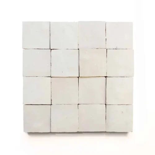 Casablanca 2x2 square zellige tile Casablanca handmade Moroccan zellige tile – 2x2 square