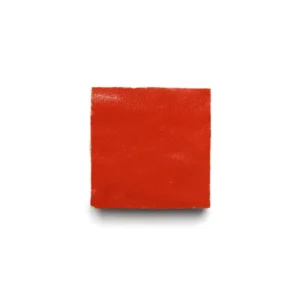 Cayenne handmade Moroccan zellige tile – 2x2 square