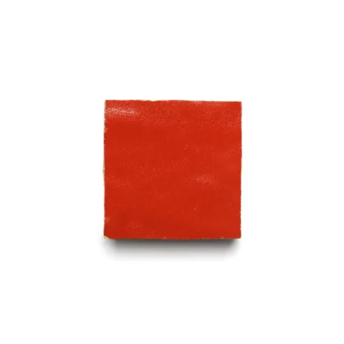 Cayenne 2x2 square zellige tile Cayenne handmade Moroccan zellige tile – 2x2 square
