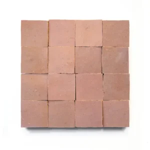 Desert Bloom handmade Moroccan zellige tile – 2x2 square