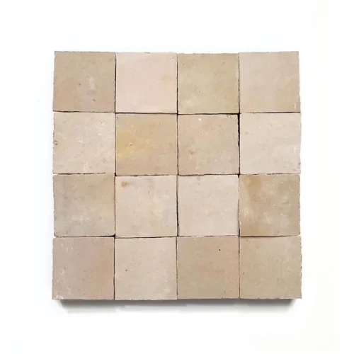 Glazed Earth handmade Moroccan zellige tile – 2x2 square