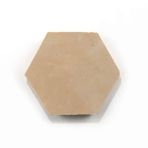 Glazed Earth handmade Moroccan zellige tile – 3.5 inch hexagon