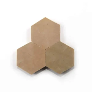 Glazed Earth 3.5 inch hexagon zellige tile Glazed Earth handmade Moroccan zellige tile – 3.5 inch hexagon