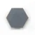 Graphite Grey handmade Moroccan zellige tile – 3.5 inch hexagon