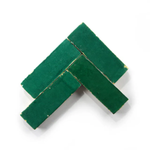 Jade 2x6 bejmat zellige tile Jade handmade Moroccan zellige tile – 2x6 bejmat