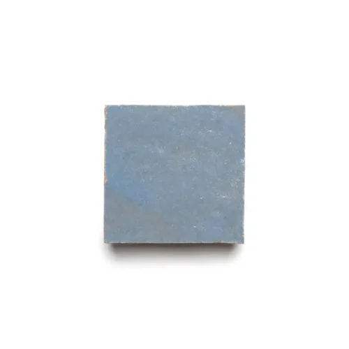 Maya Blue handmade Moroccan zellige tile – 2x2 square
