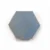 Maya Blue handmade Moroccan zellige tile – 3.5 inch hexagon