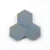 Maya Blue handmade Moroccan zellige tile – 3.5 inch hexagon