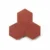 Nana's Lipstick handmade Moroccan zellige tile – 3.5 inch hexagon