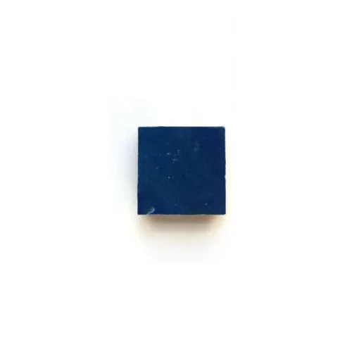 Night Blue handmade Moroccan zellige tile – 2x2 square