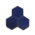 Night Blue handmade Moroccan zellige tile – 3.5 inch hexagon