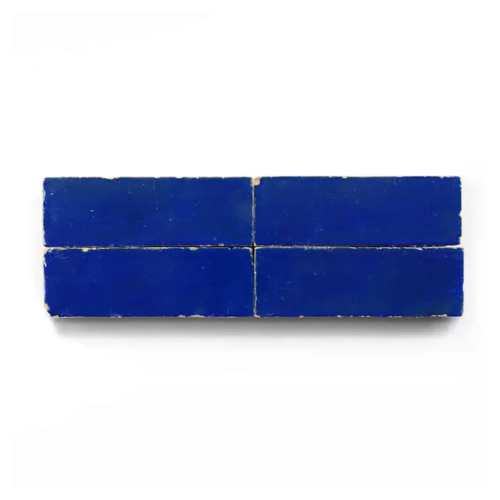 Oroccan Blue 2x6 bejmat zellige tile Oroccan Blue handmade Moroccan zellige tile – 2x6 bejmat