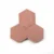Pietro Pink handmade Moroccan zellige tile – 3.5 inch hexagon