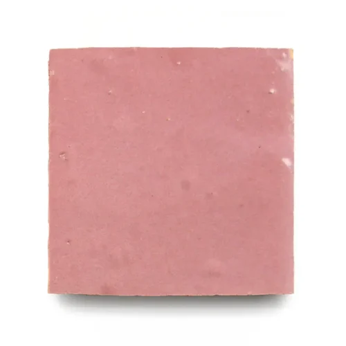 Pietro Pink handmade Moroccan zellige tile – 4x4 square