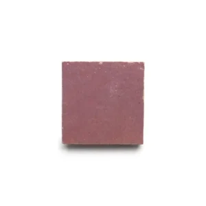 Plum handmade Moroccan zellige tile – 2x2 square