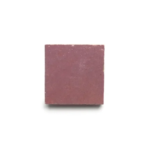 Plum handmade Moroccan zellige tile – 2x2 square