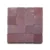 Plum handmade Moroccan zellige tile – 2x2 square