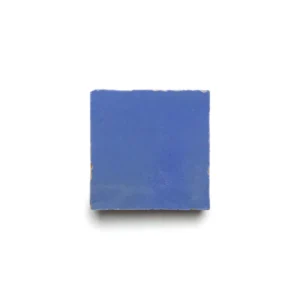 Portuguese Blue handmade Moroccan zellige tile – 2x2 square