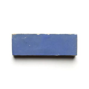 Portuguese Blue handmade Moroccan zellige tile – 2x6 bejmat