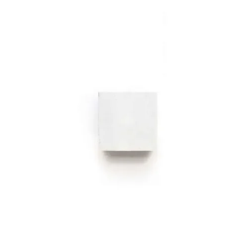 Pure White 2x2 square zellige tile Pure White handmade Moroccan zellige tile – 2x2 square