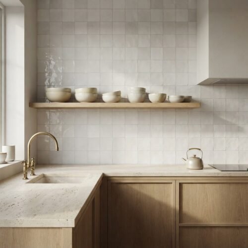 pure-white-2x2-square-zellige-tile-project Pure White 2x2 square zellige tile installation