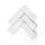 Pure White handmade Moroccan zellige tile – 2x6 bejmat