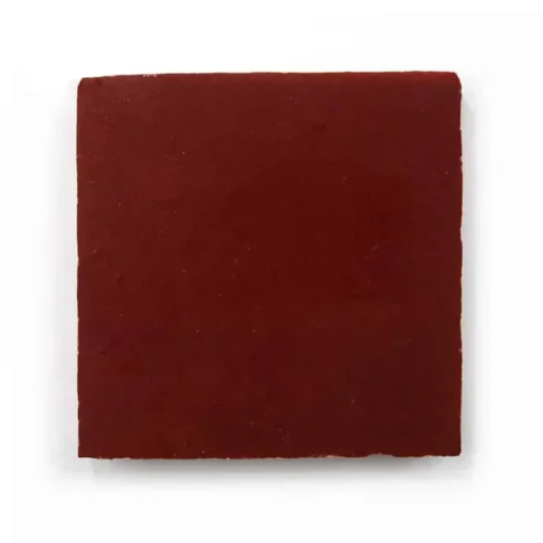 Rouge 4x4 square zellige tile Rouge handmade Moroccan zellige tile – 4x4 square